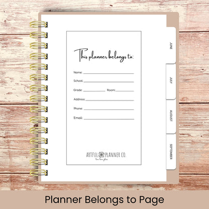 Ultimate Teacher Lesson Planner | Rainbow Pencil