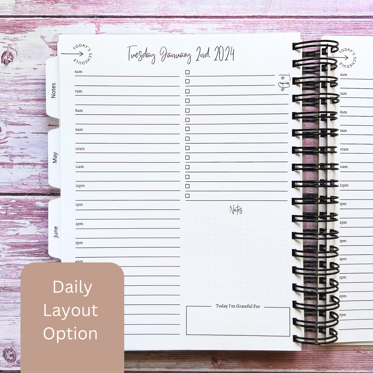 Butterfly Garden Custom Planner