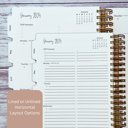 Personalized Weekly Planner | Blue Hummingbird Garden