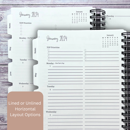 Personalized Weekly Planner | Dog Love