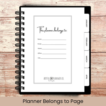 New Beginnings | All In One Custom Planner (Daily, Weekly & Monthly)