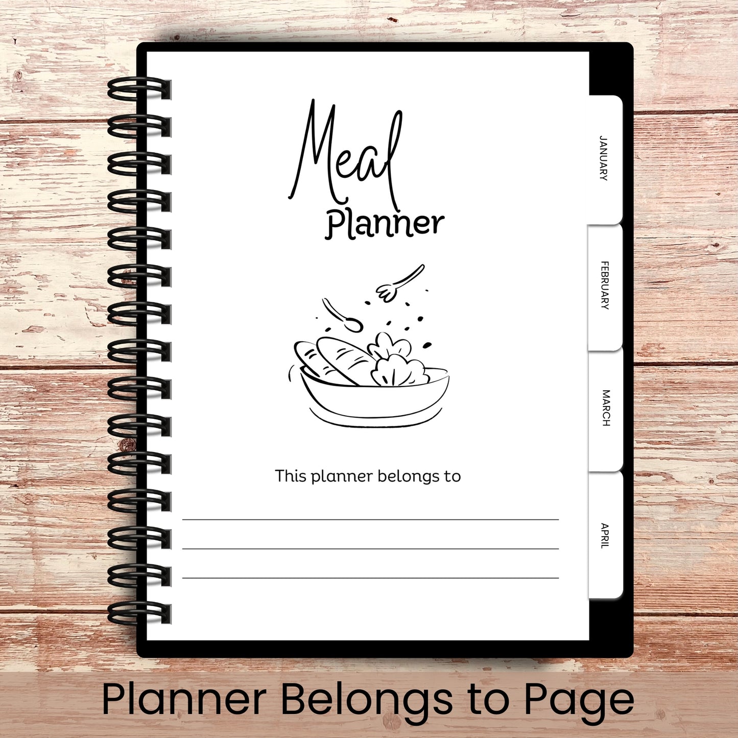 Sunflowers & Apples | Custom Meal Planner