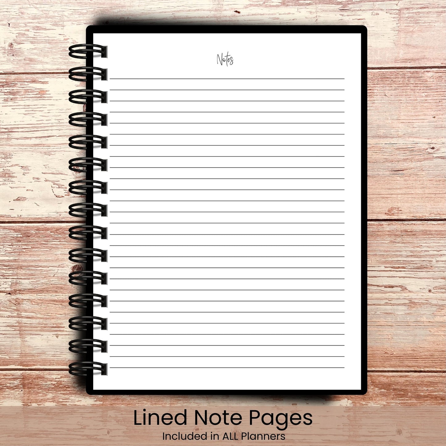 Autumn Wildflowers Custom Planner