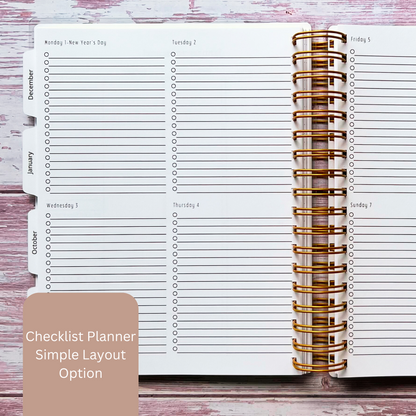 Follow Your Own Path Custom Planner