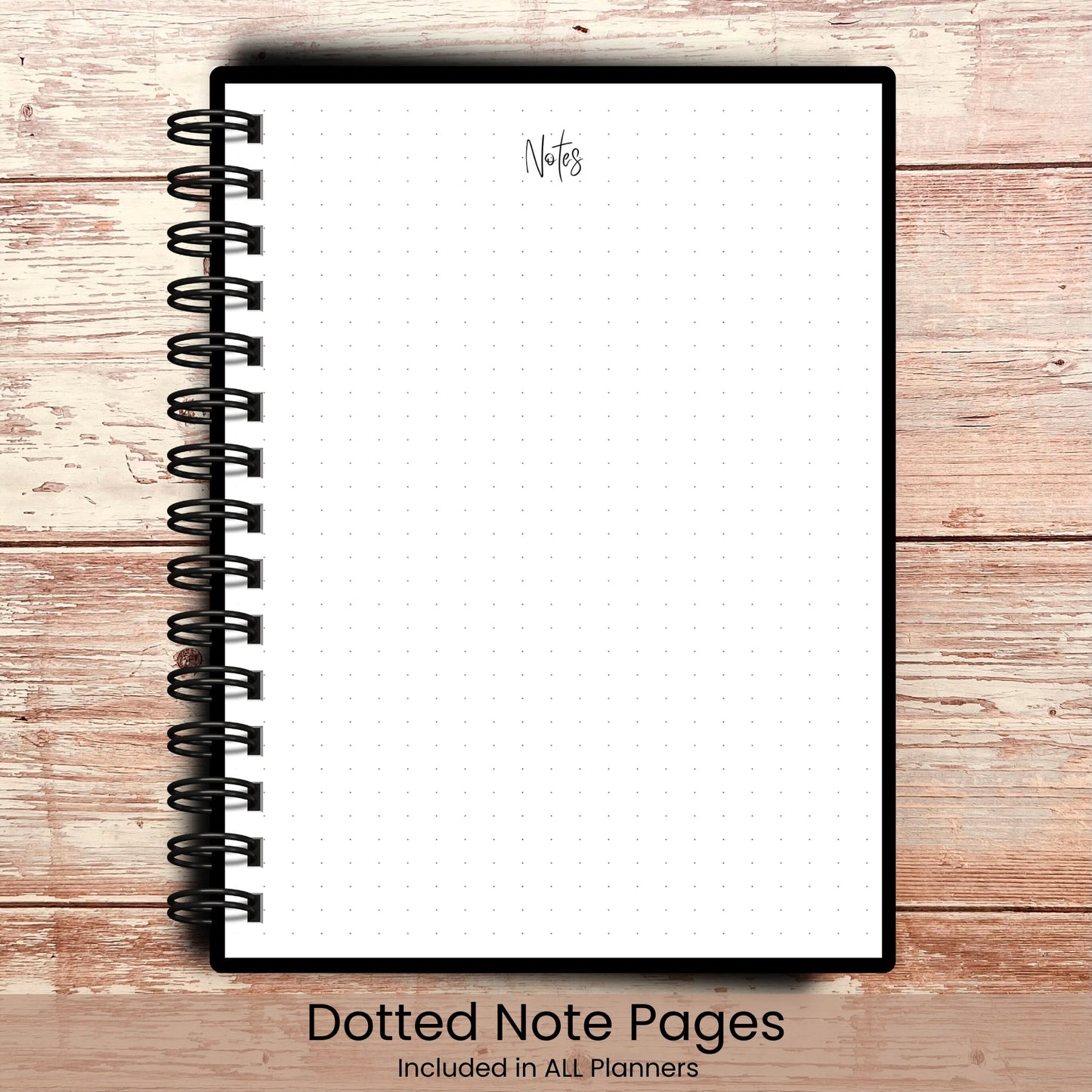 Dark Floral Dragon Custom Planner