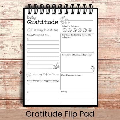 Personalized Gratitude Flip Pad | Choose Your Cover