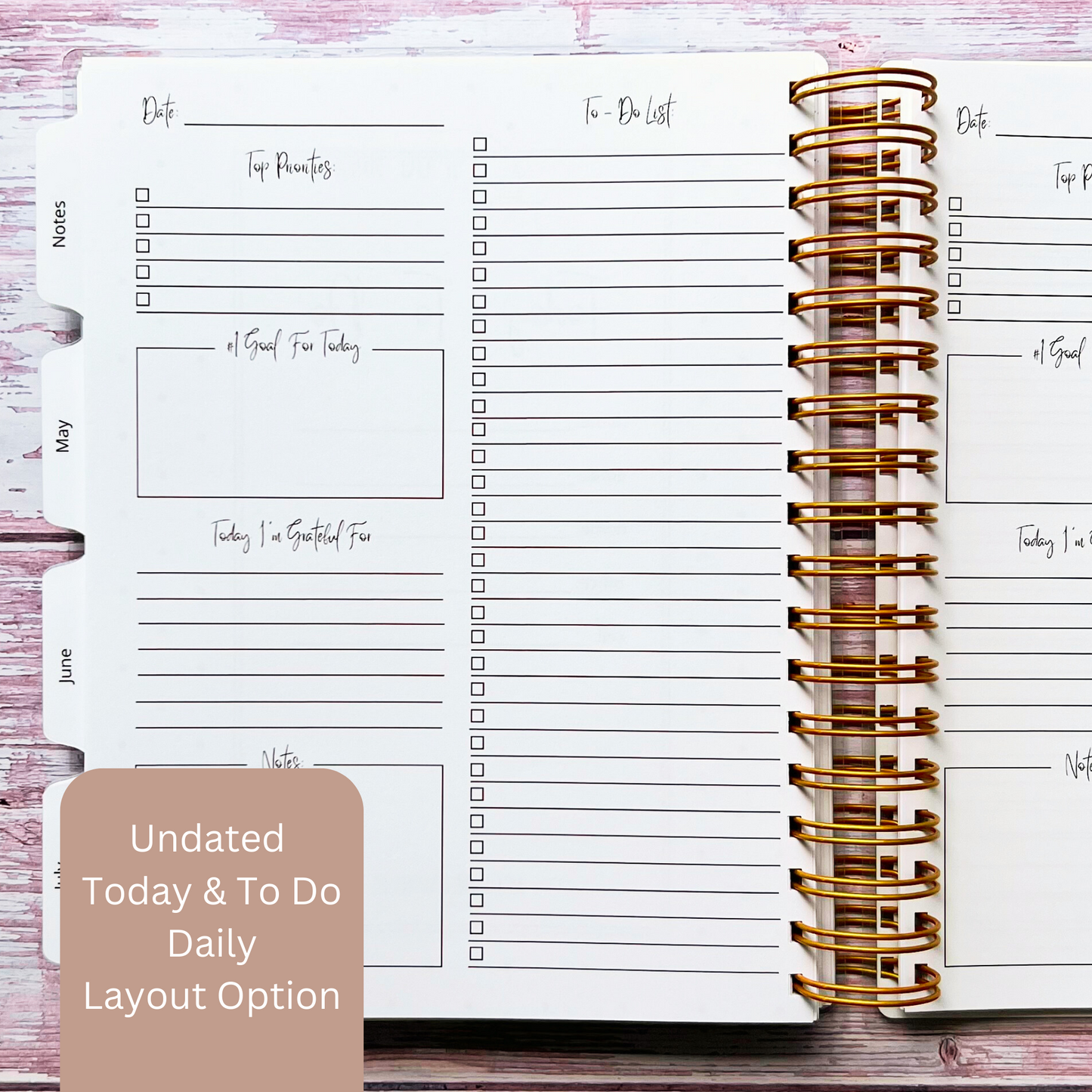 Book Lover Personalized Planner