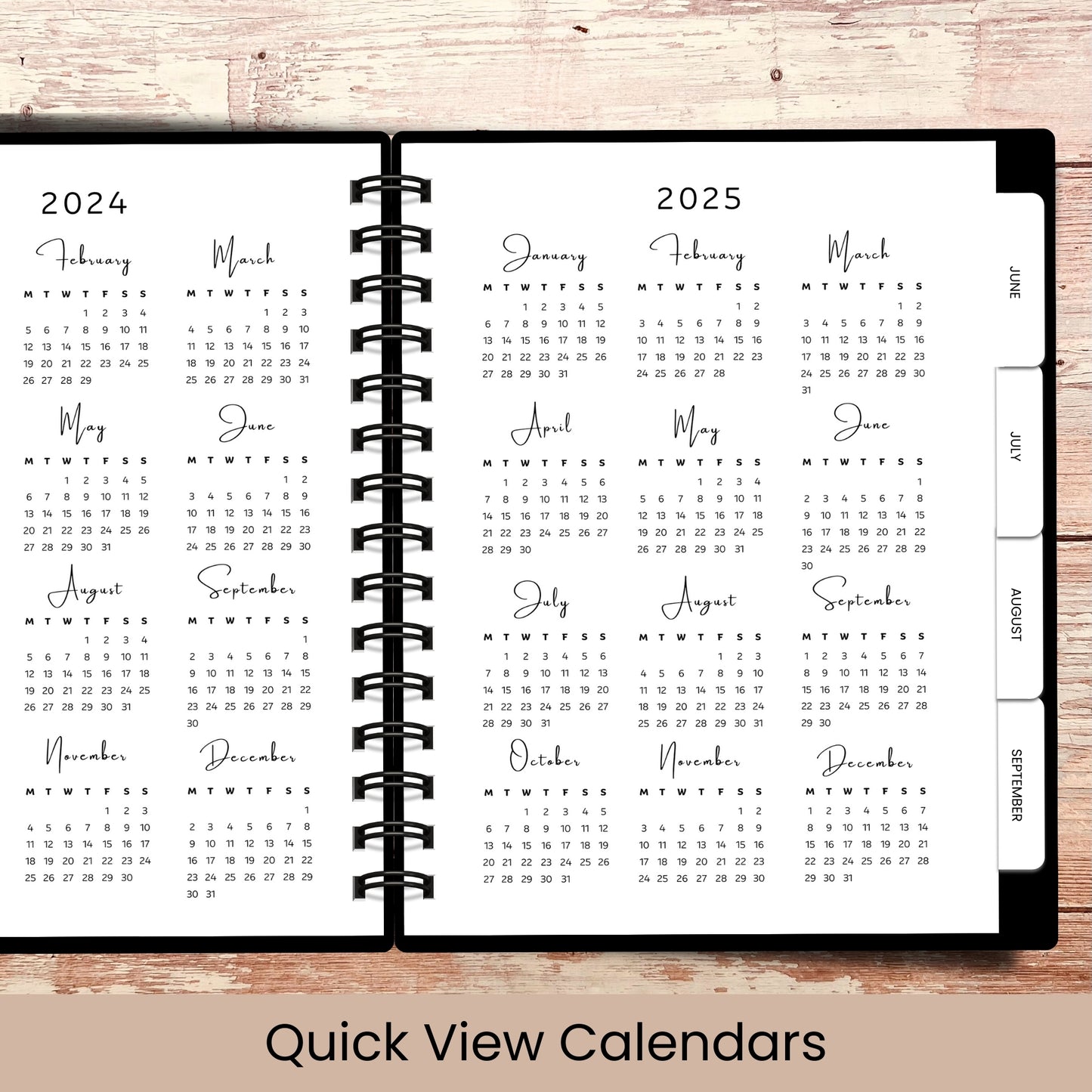 Springscape | All In One Custom Planner (Daily, Weekly & Monthly)