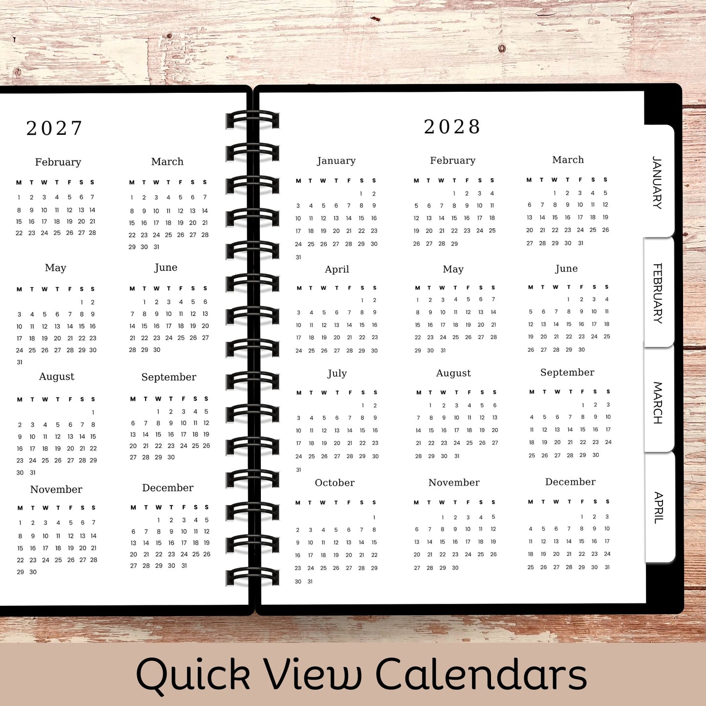 Custom Budget Planner - Amber Hearts