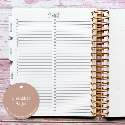 Personalized Live By The Sun Planner