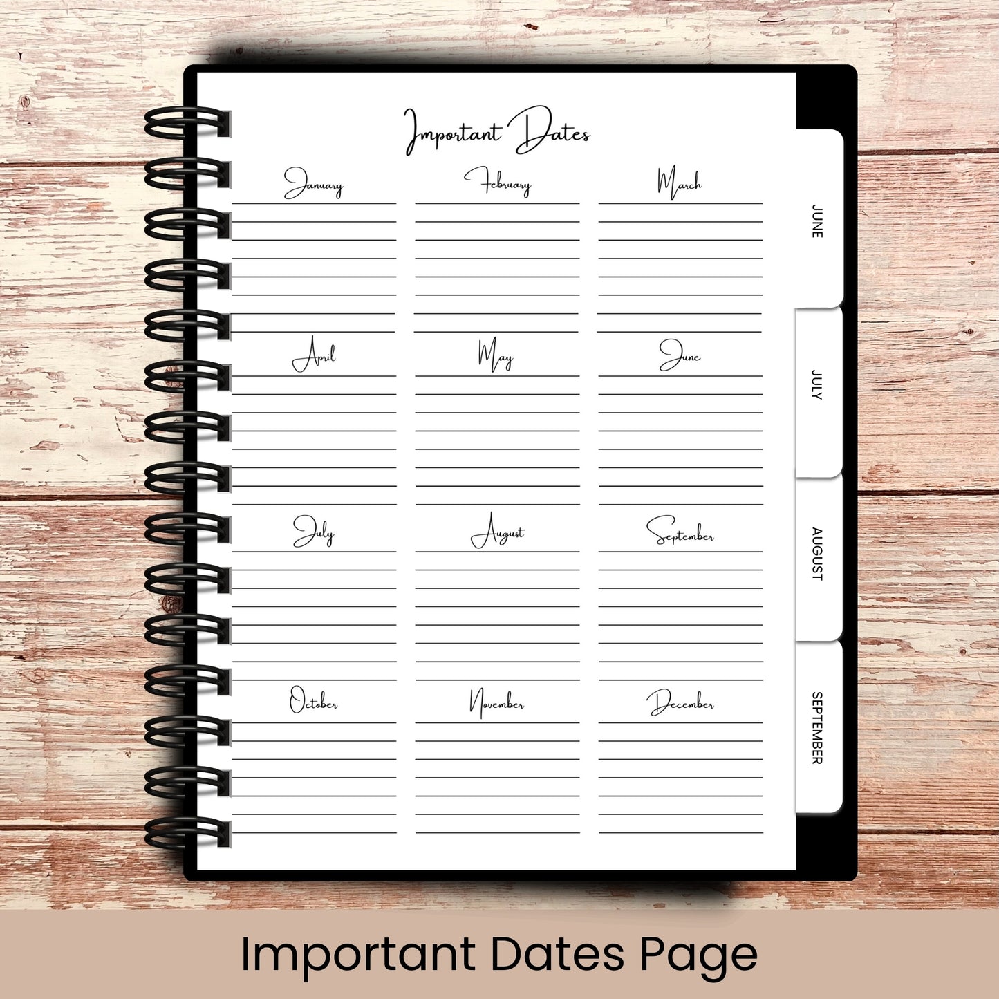 Boho Farm Life | All In One Custom Planner (Daily, Weekly & Monthly)