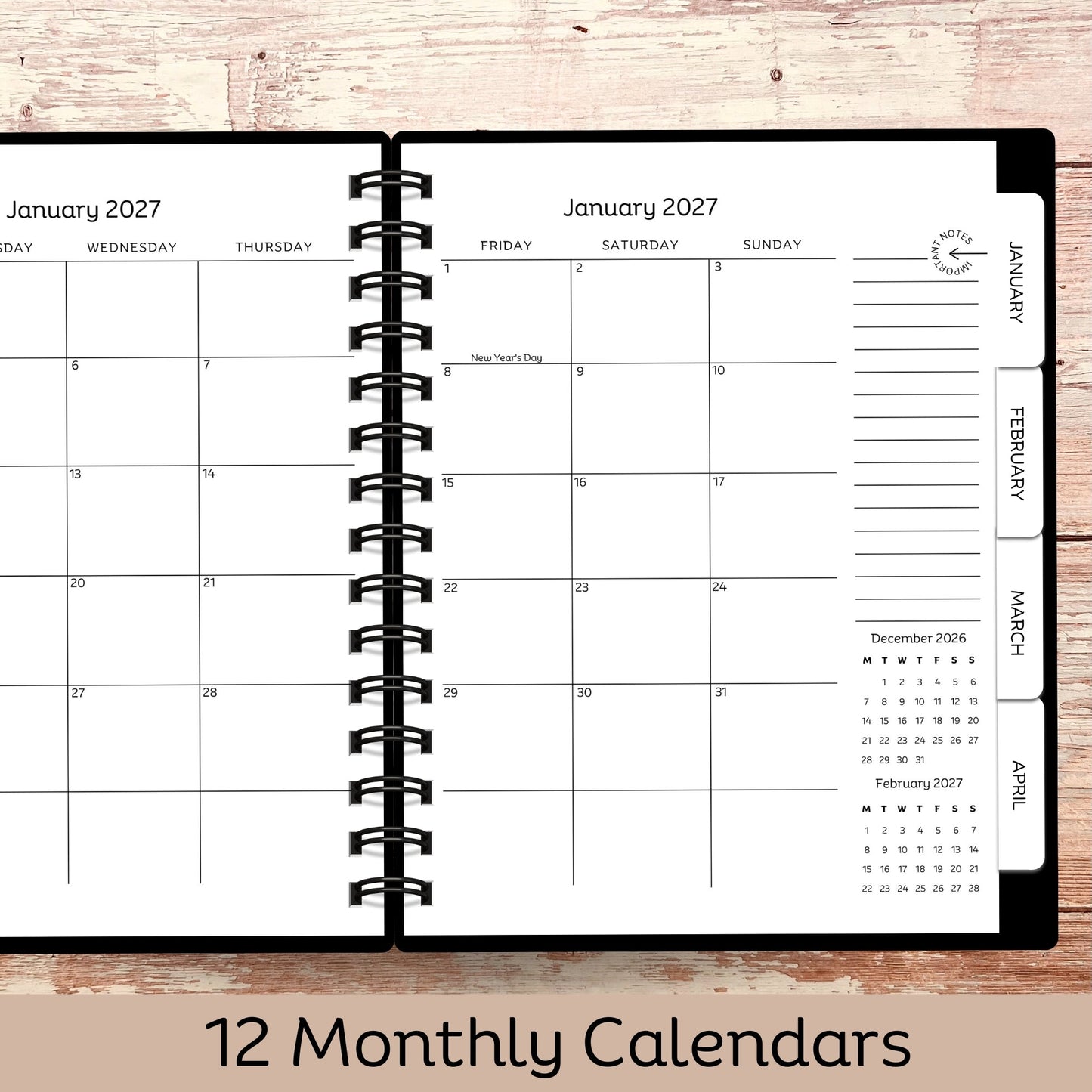 Custom Budget Planner - Black & Gold