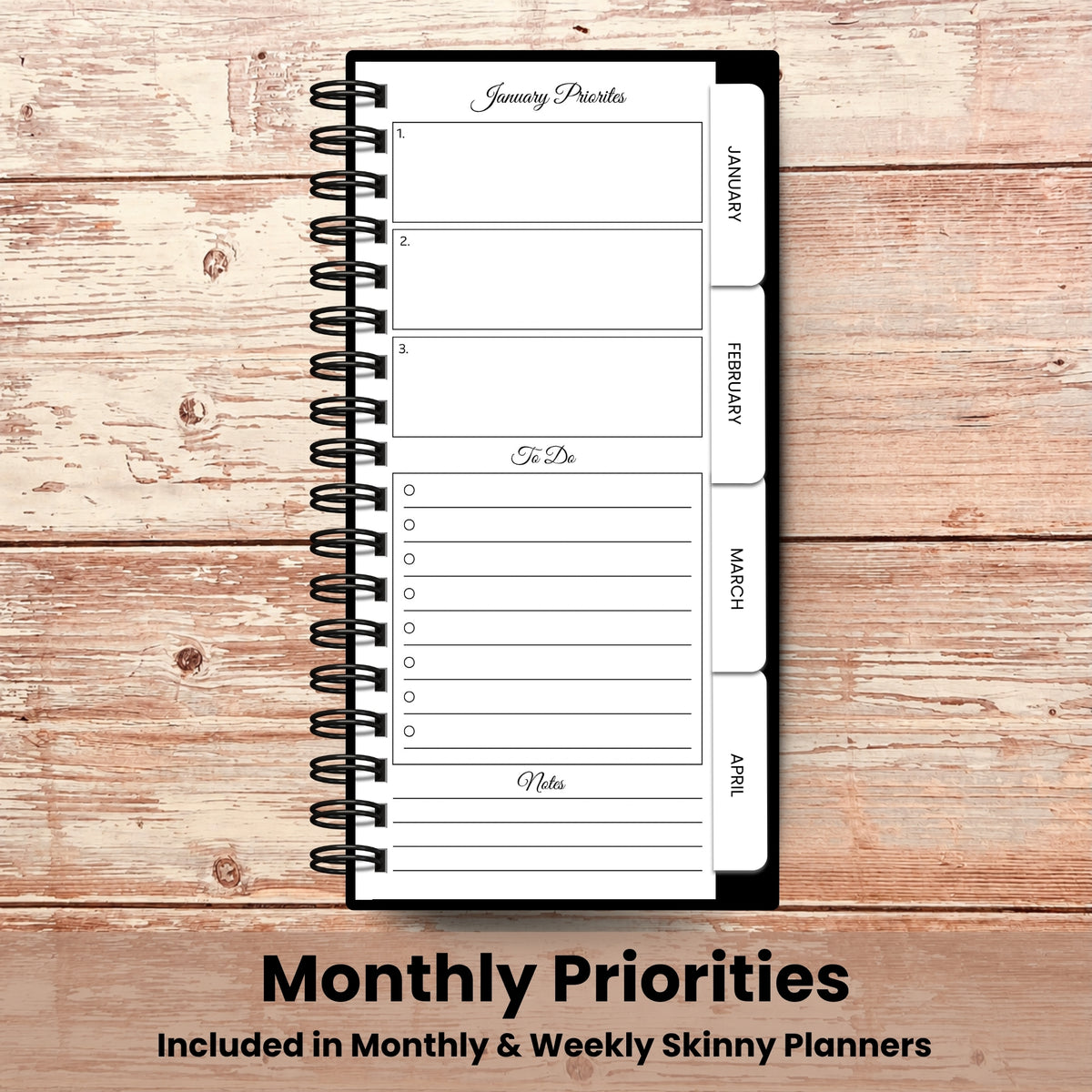 Artful Skinny Custom Planners – Choose Your Cover | 4.75" × 9.5"