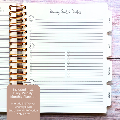 Personalized Weekly Planner | Boho Chic
