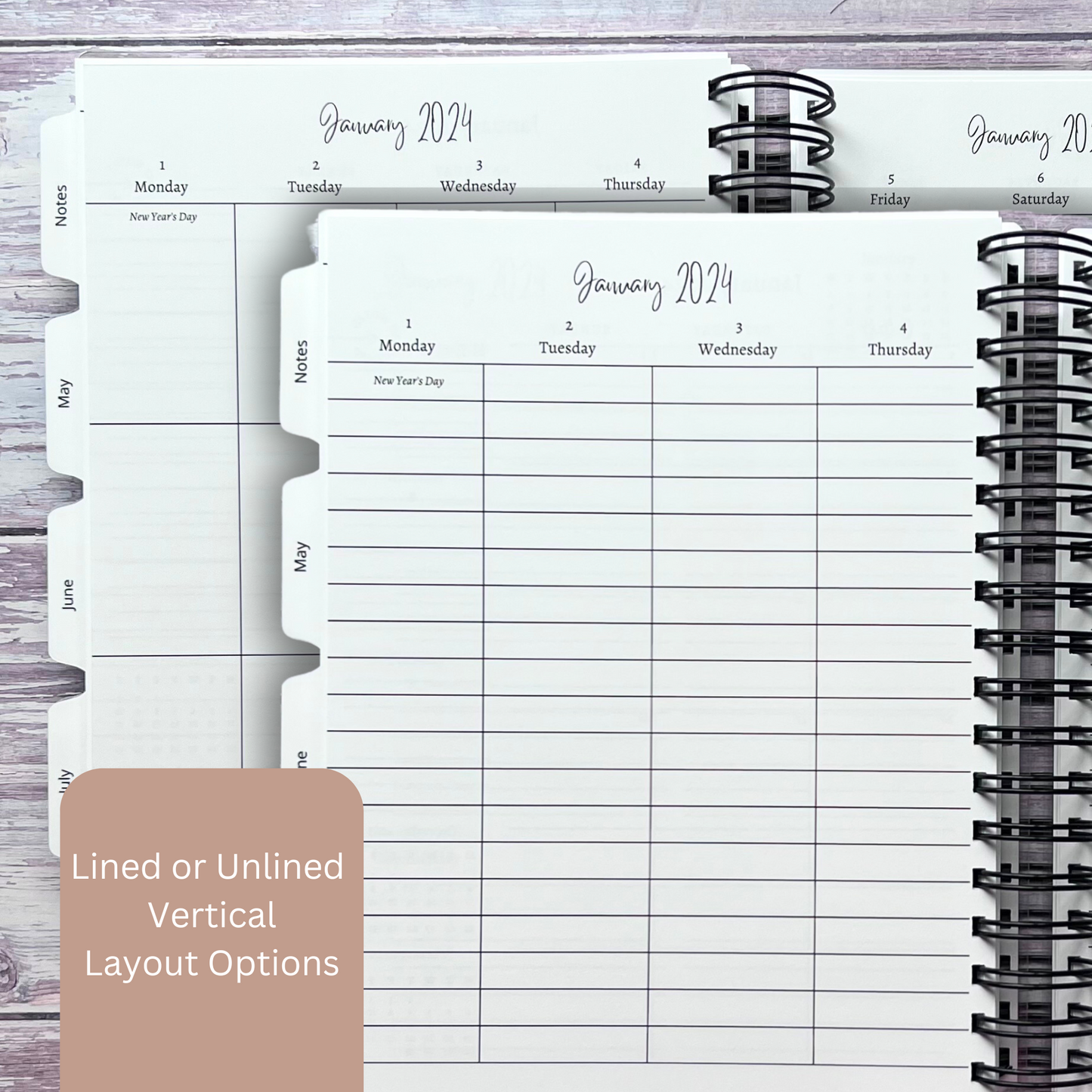 Guided by the Moon Custom Planner