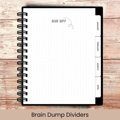 Sea View | All In One Custom Planner (Daily, Weekly & Monthly)