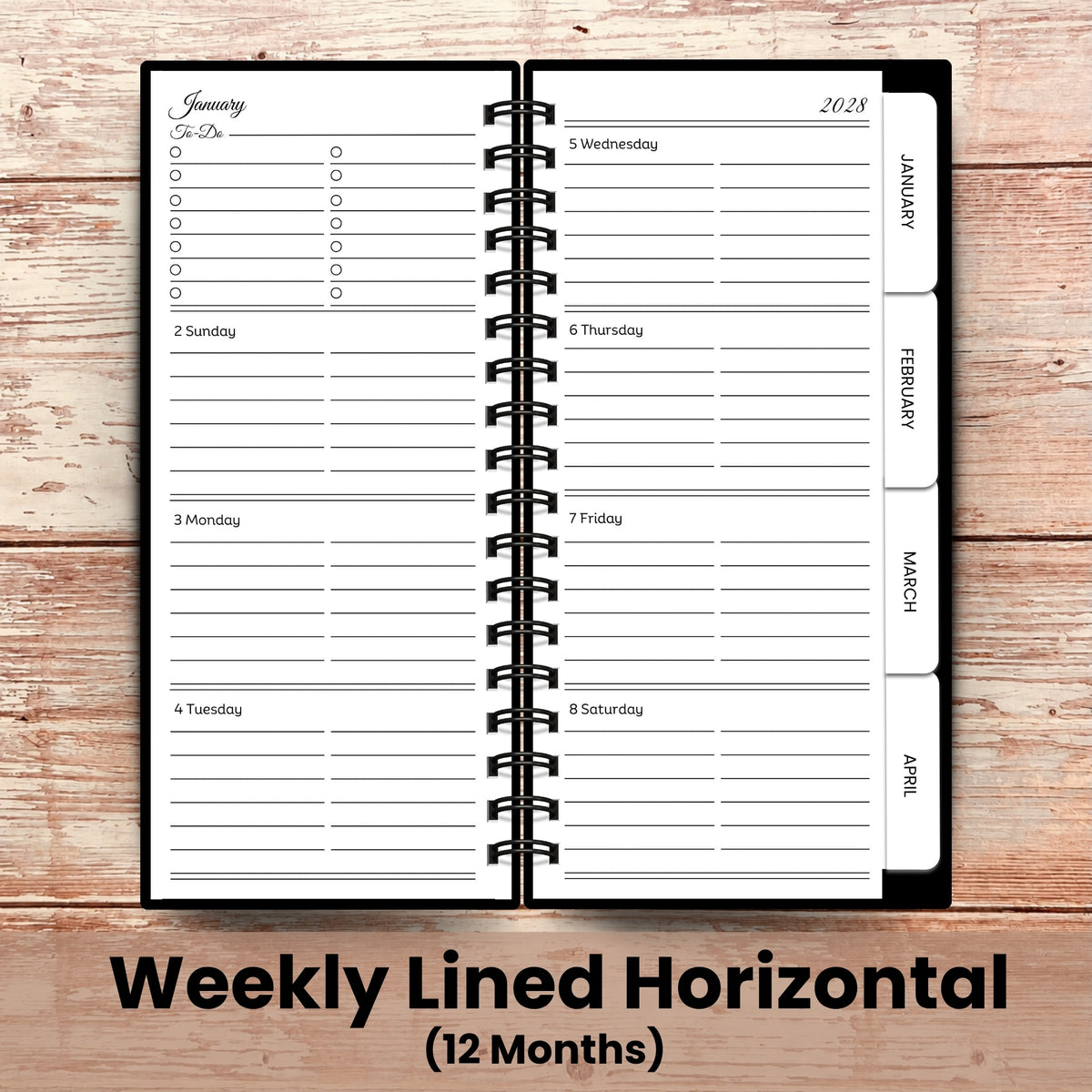 Artful Skinny Custom Planners – Choose Your Cover | 4.75" × 9.5"