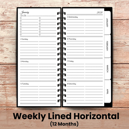 Artful Skinny Custom Planners – Choose Your Cover | 4.75" × 9.5"