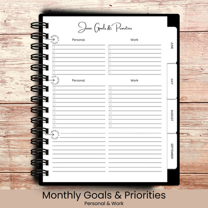 Ocean Whispers | All In One Custom Planner (Daily, Weekly & Monthly)