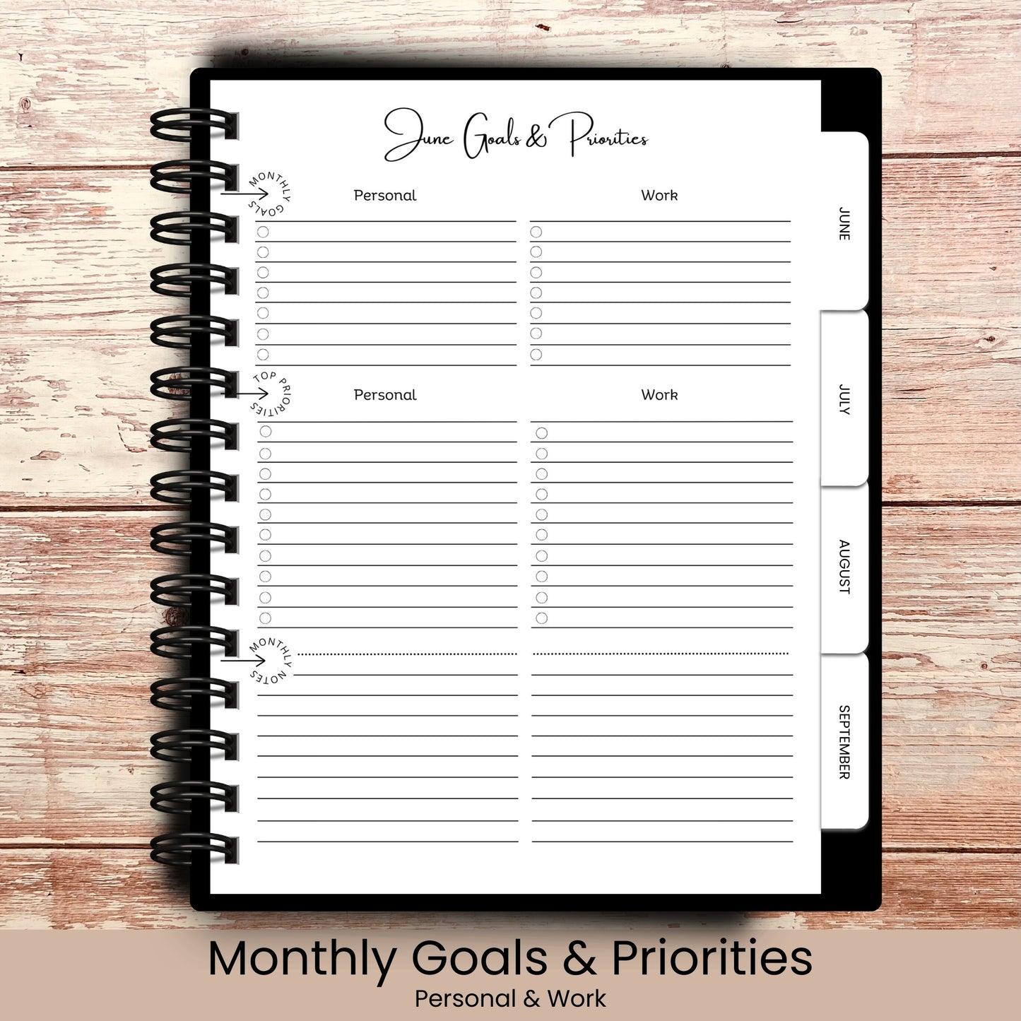 Gothic Night Life | All In One Custom Planner (Daily, Weekly & Monthly)