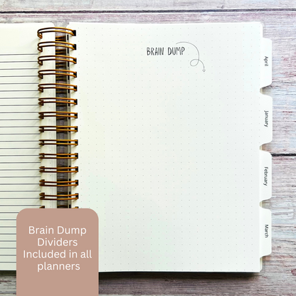 Personalized Weekly Planner | Ethereal Hummingbird Garden