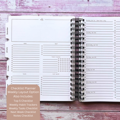 Butterfly Garden Custom Planner