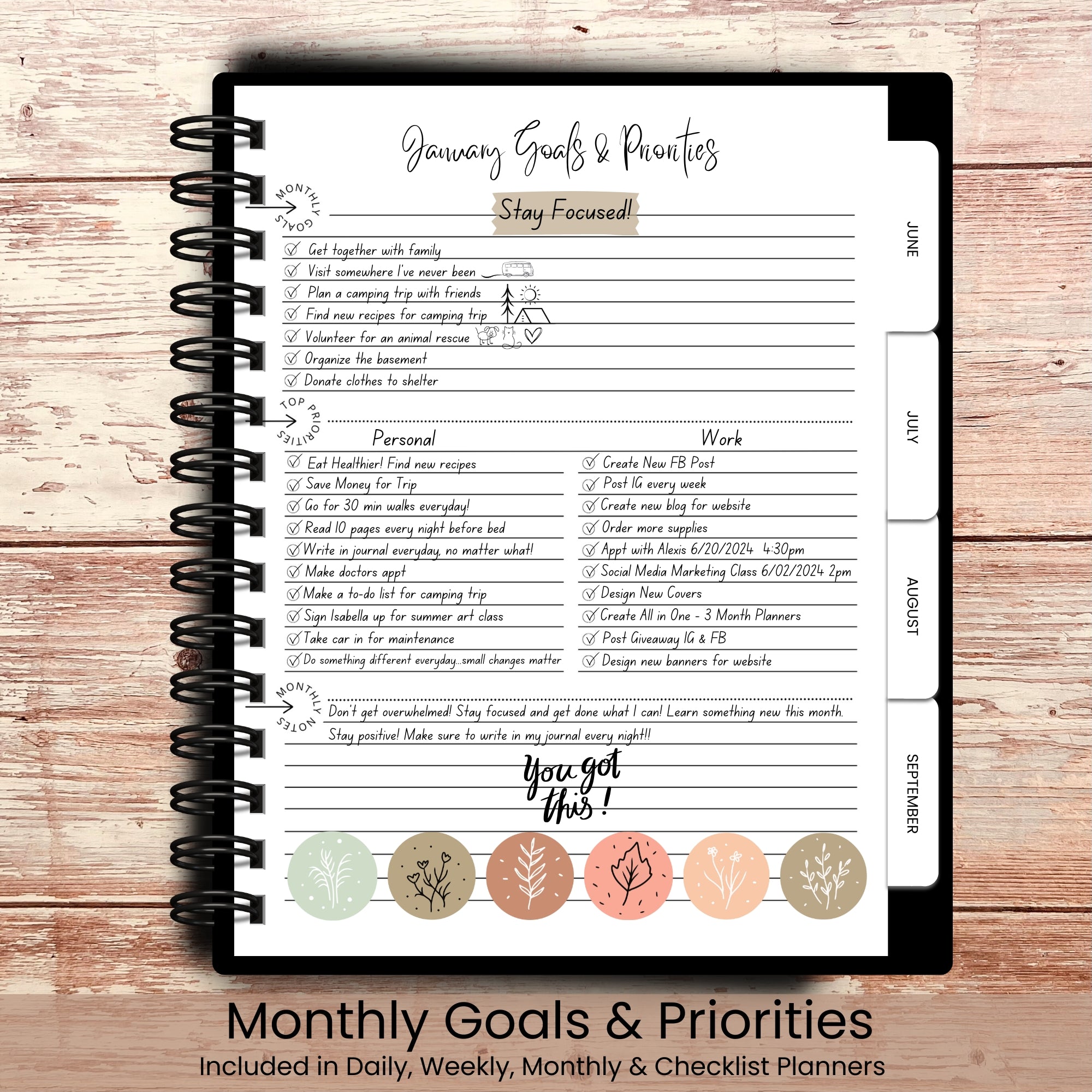 Custom Daily Planner selling | 3 Month Planner | 6 Month Planner | 2022 Daily Planner | Personalized Planner | Alcohol Ink | Ink Dot Pattern