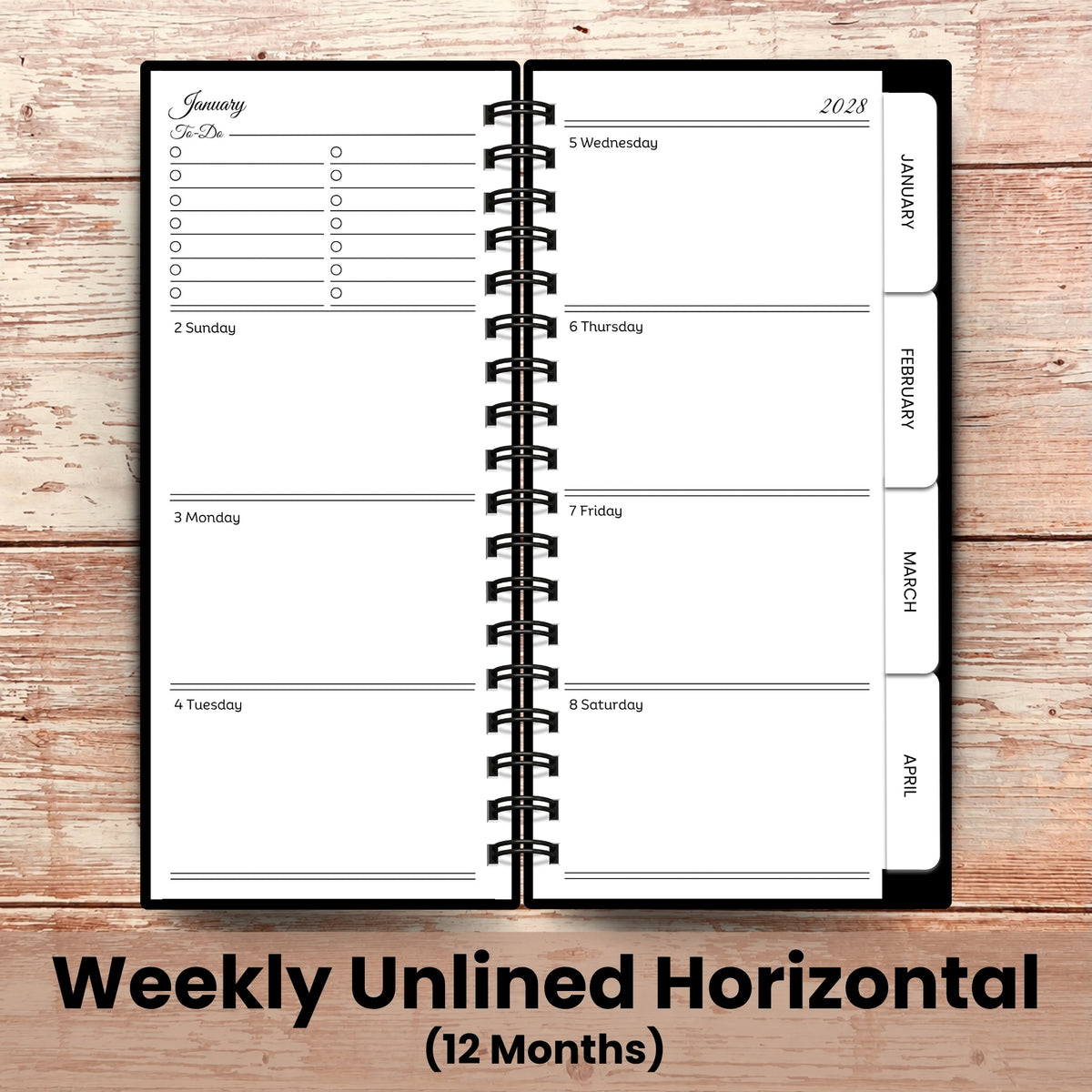 Artful Skinny Custom Planners – Choose Your Cover | 4.75" × 9.5"