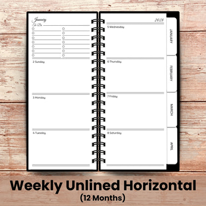Artful Skinny Custom Planners – Choose Your Cover | 4.75" × 9.5"