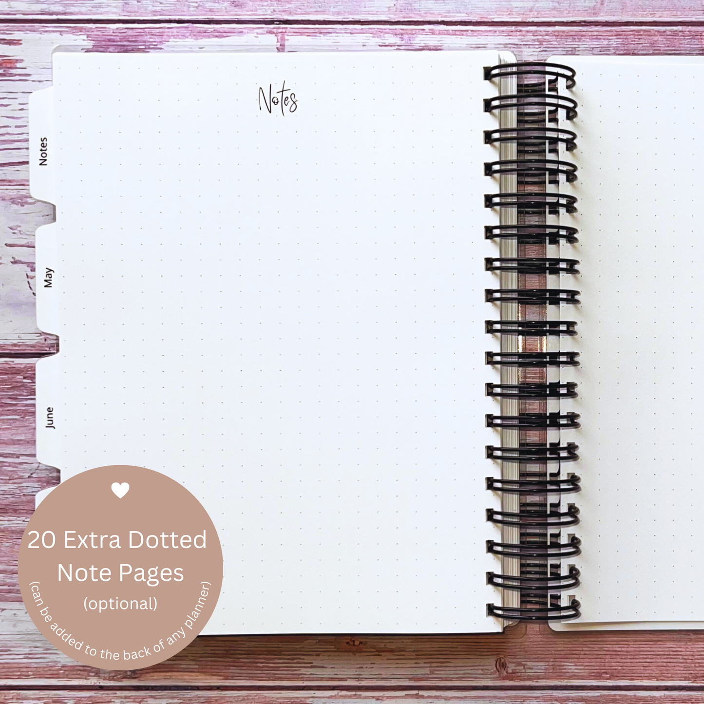 Personalized Monthly Planner - Music