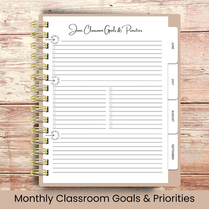Ultimate Teacher Lesson Planner | Rainbow Pencil