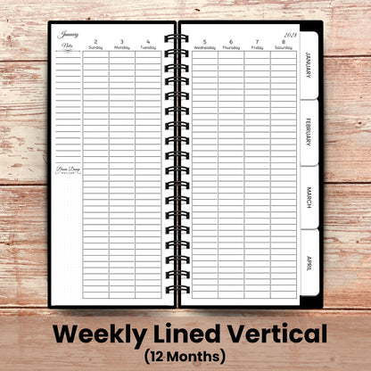 Artful Skinny Custom Planners – Choose Your Cover | 4.75" × 9.5"