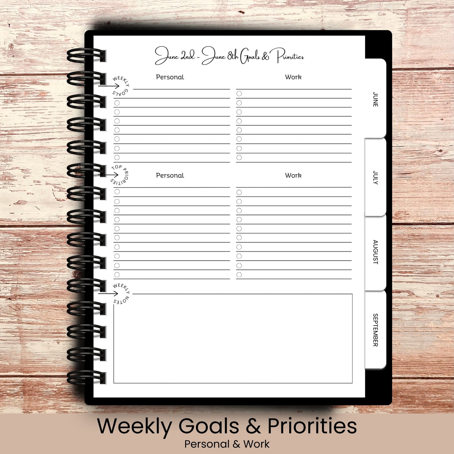 Snowy Mountains | All In One Custom Planner (Daily, Weekly & Monthly)