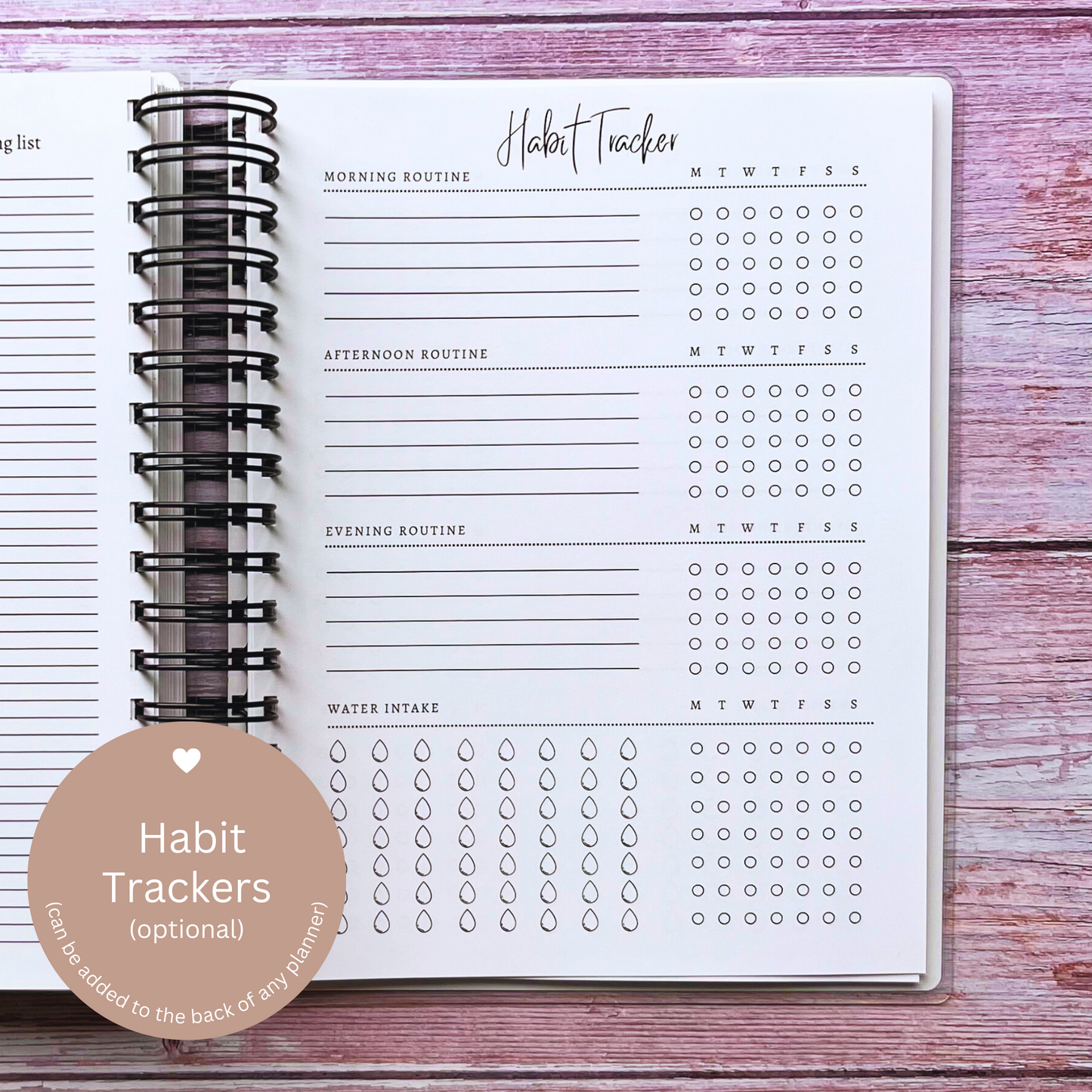 Personalized 6 Month Daily Planner | Gothic Garden