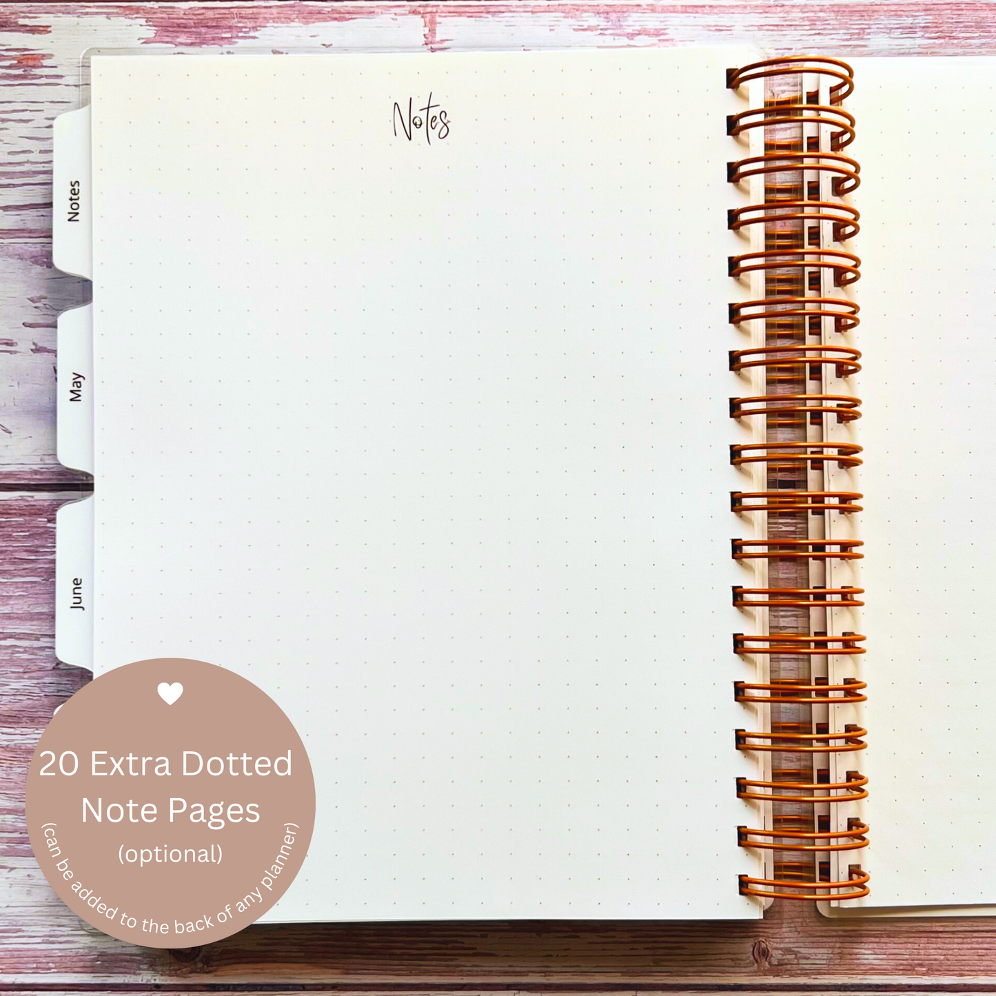 Personalized Monthly Planner - Love by the Moon