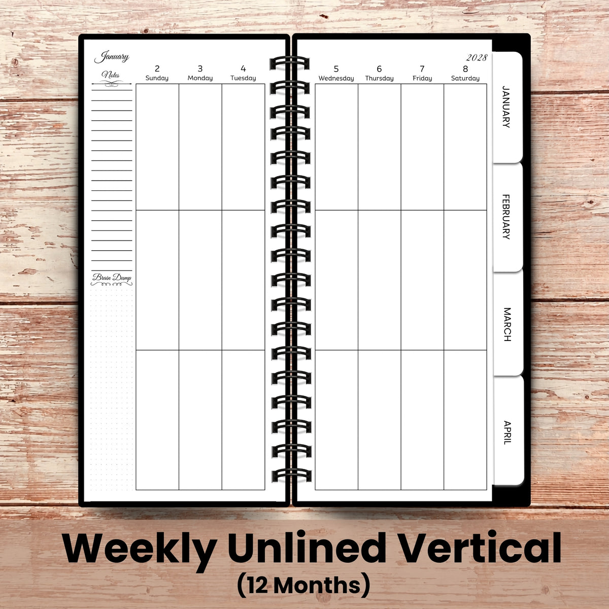 Artful Skinny Custom Planners – Choose Your Cover | 4.75" × 9.5"