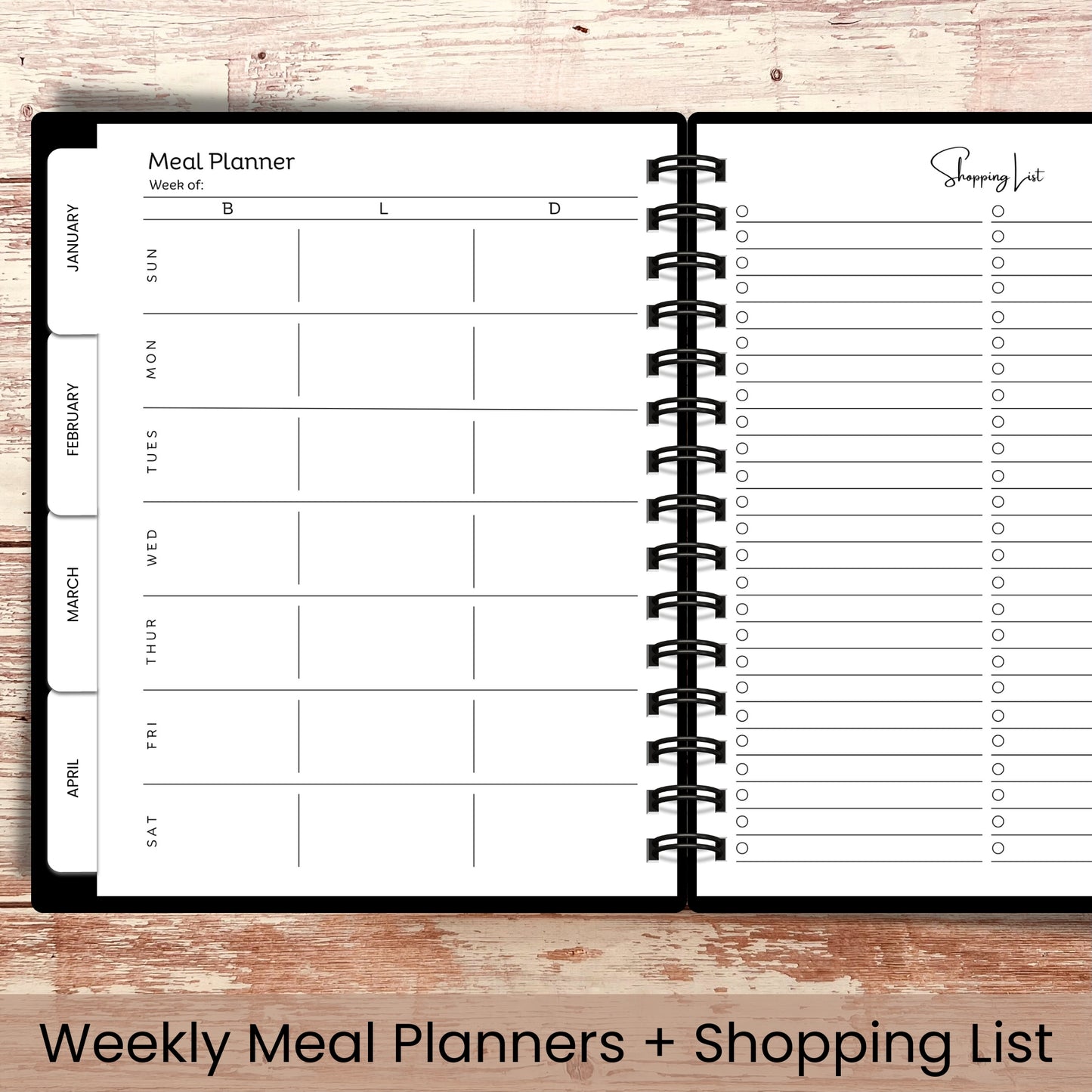 Sunflowers & Apples | Custom Meal Planner