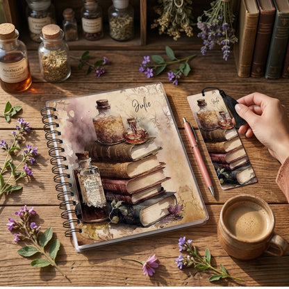Vintage Apothecary Personalized Bookmark