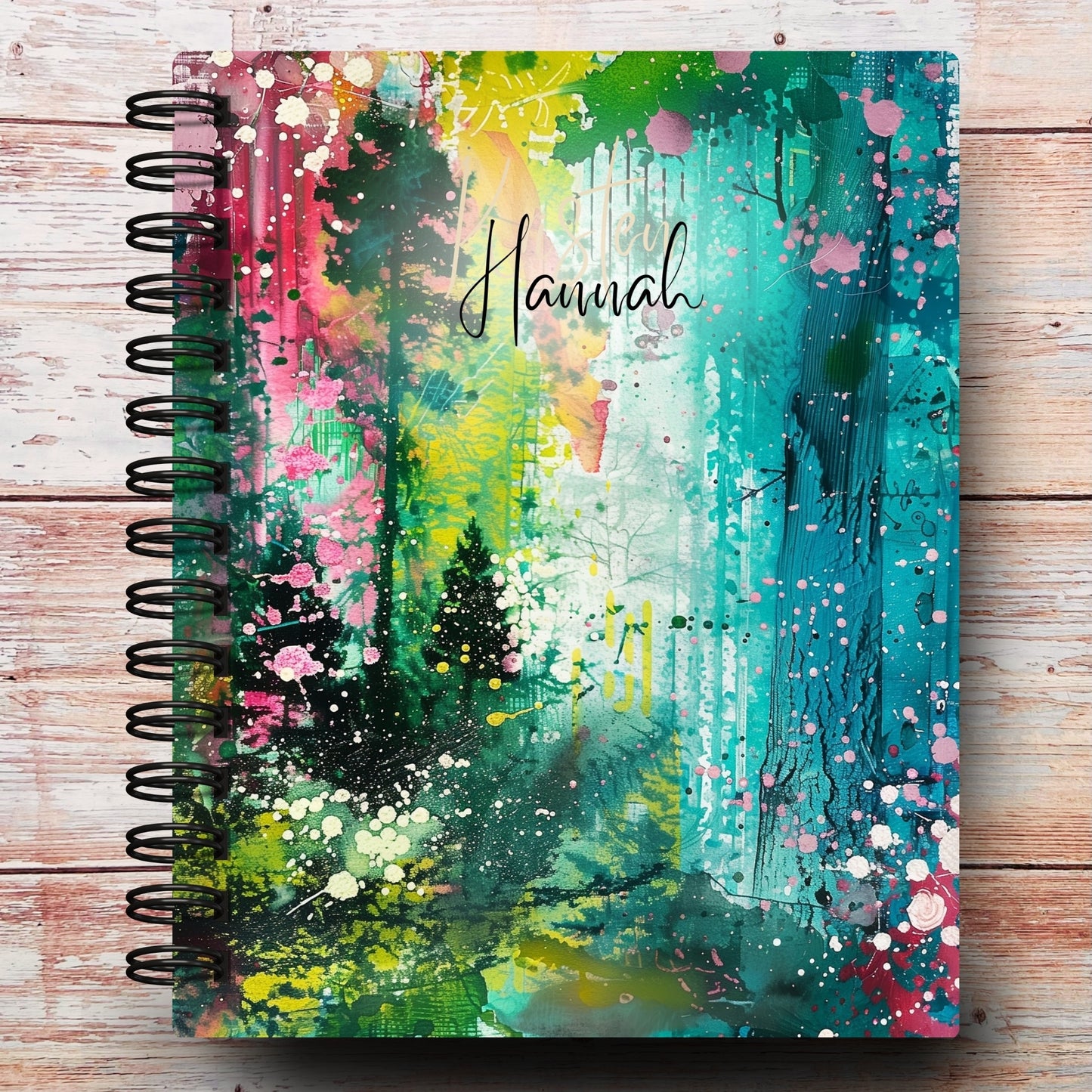 Abstract Forest | All In One Custom Planner (Daily, Weekly & Monthly)