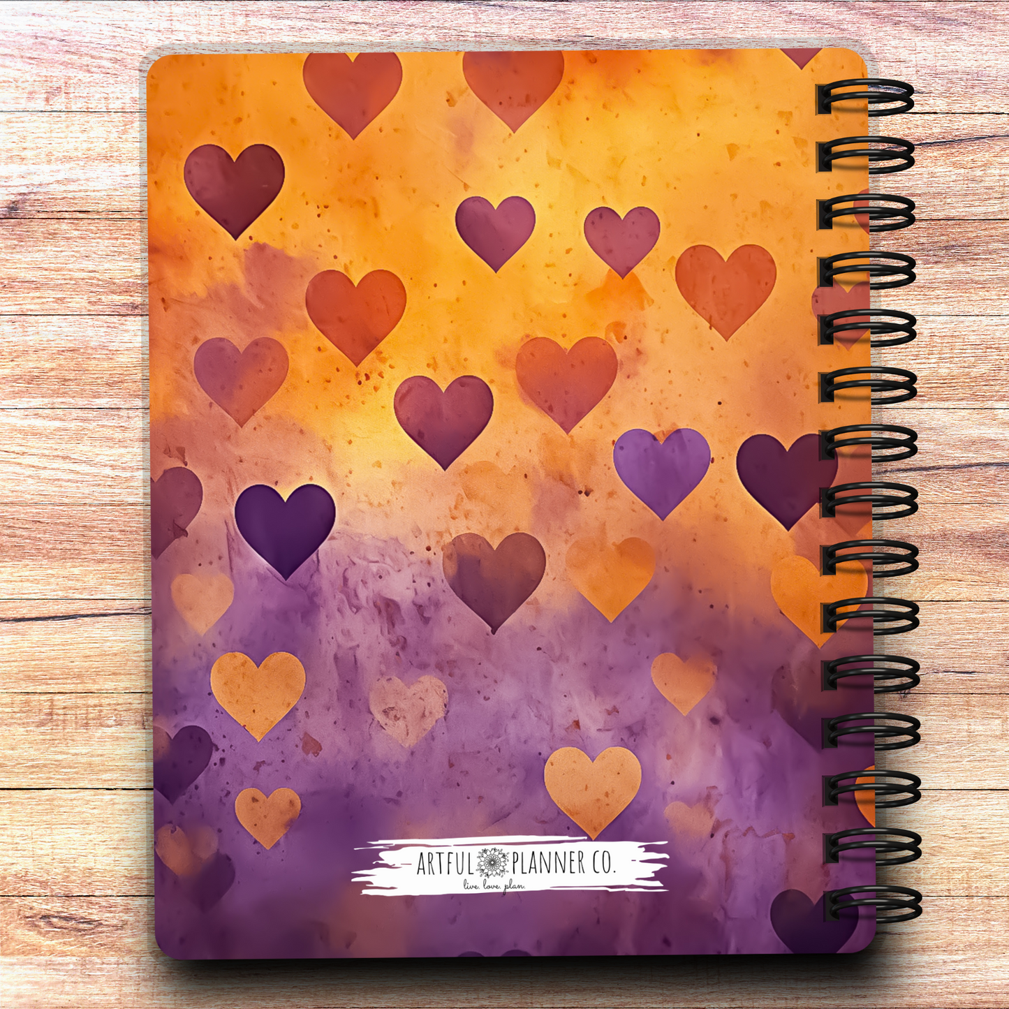 Custom Budget Planner - Amber Hearts