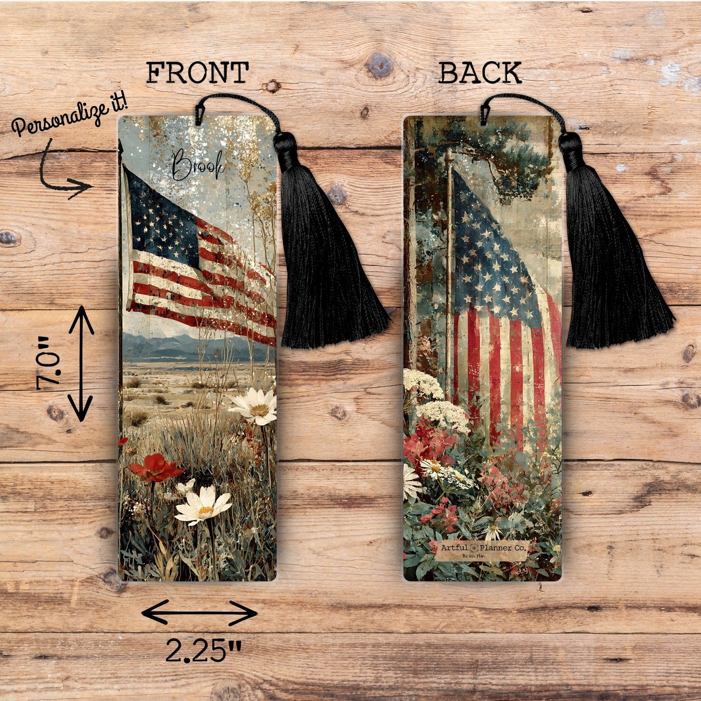 America's Landscape Personalized Bookmark