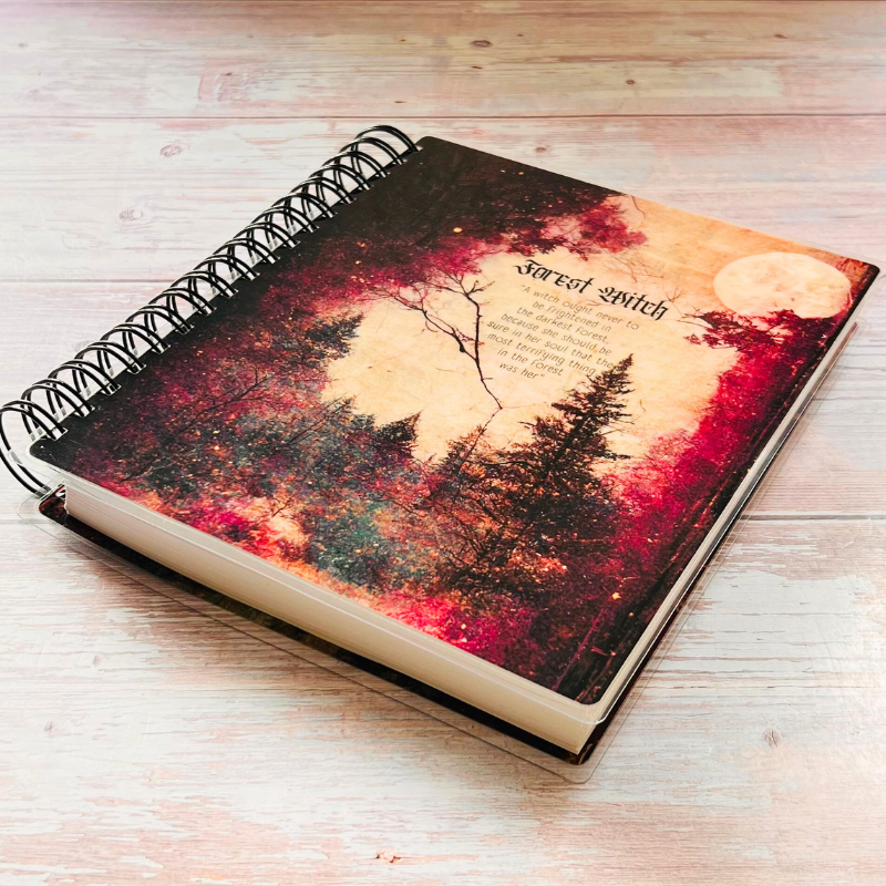 Personalized 6 Month Daily Planner | Forest Witch