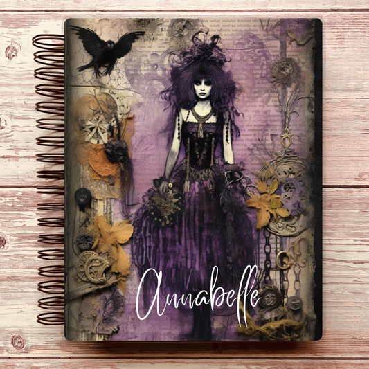 Gothic Girl Personalized Planner