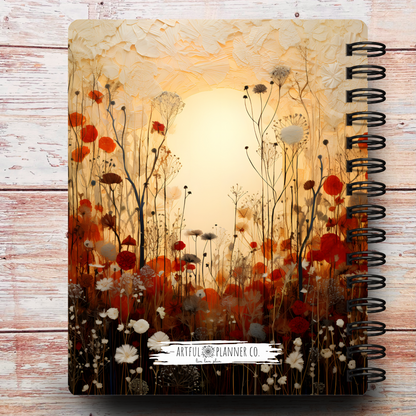 Gothic Poppies Custom Planner