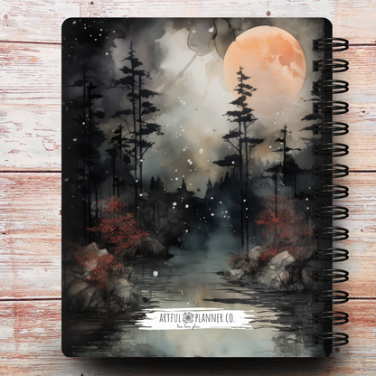 Gothic Moon Phase Custom Planner