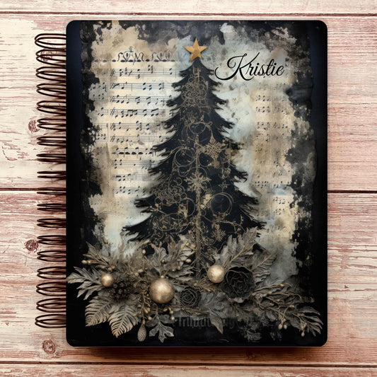 Gothic Xmas Tree Personalized Journal - Limited Edition