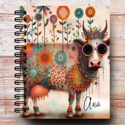 Hippie Cow | All In One Custom Planner (Daily, Weekly & Monthly)