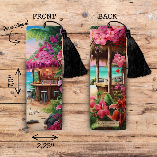 Island Vibes Personalized Bookmark