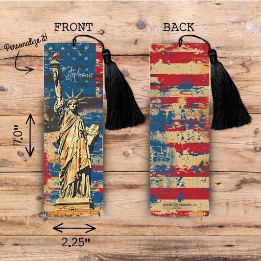 Land of the Free Personalized Bookmark