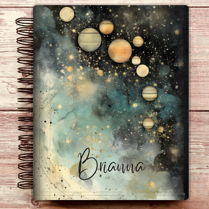 Majestic Galaxy Personalized Planner